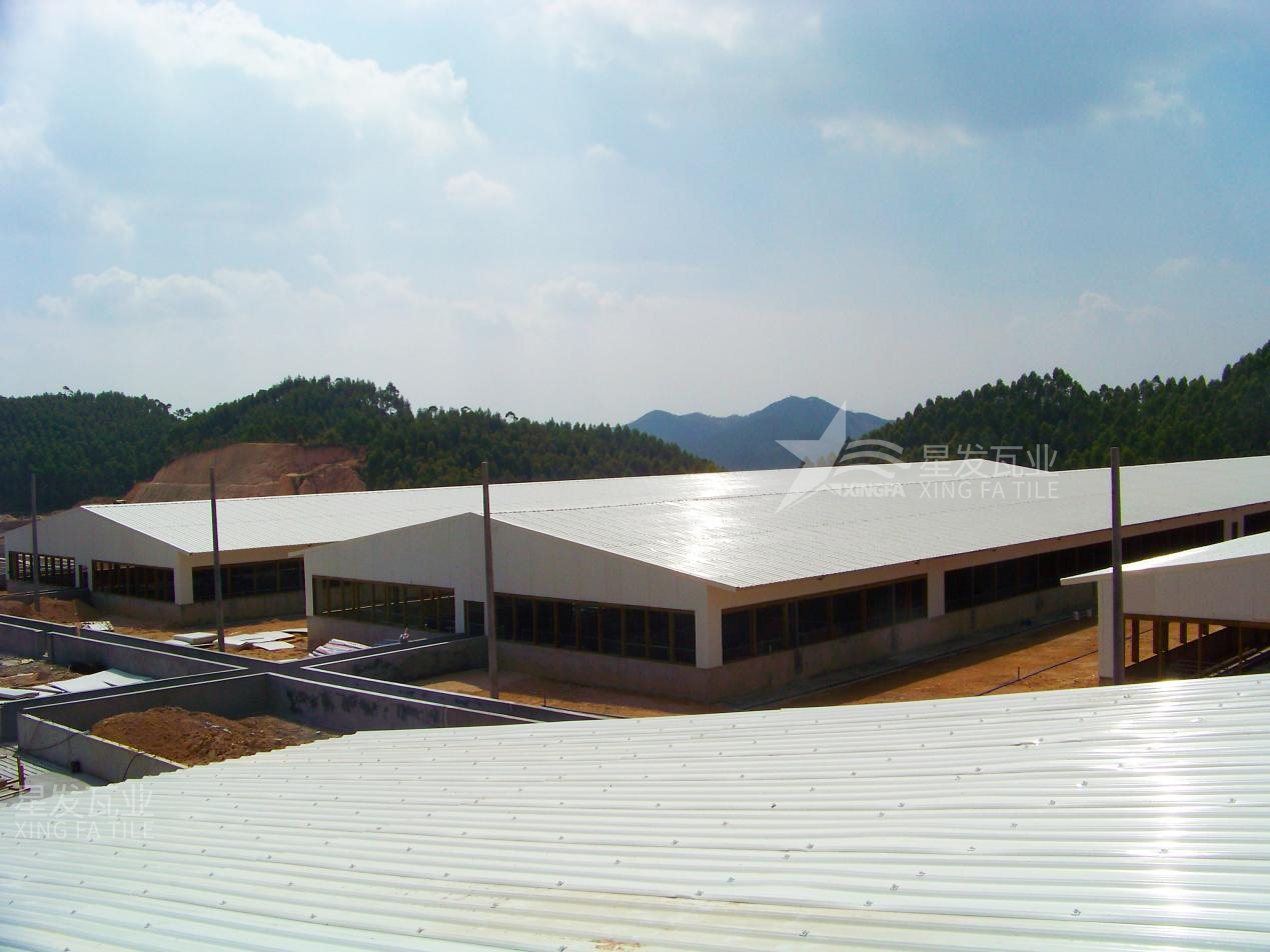 合成樹(shù)脂瓦施工安裝用什么材料搭建架子，鋼結構搭建樹(shù)脂瓦