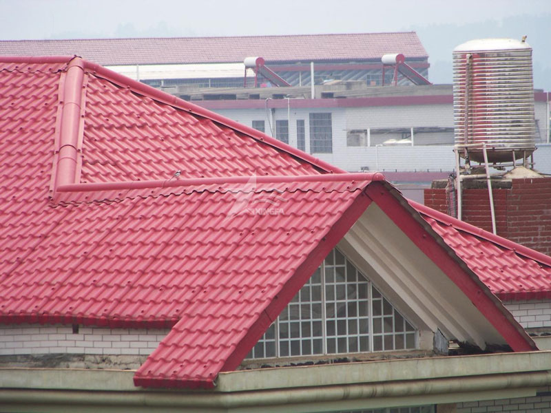 新型屋面建材合成樹(shù)脂瓦，傳統建筑用瓦的傳承替代建筑材料